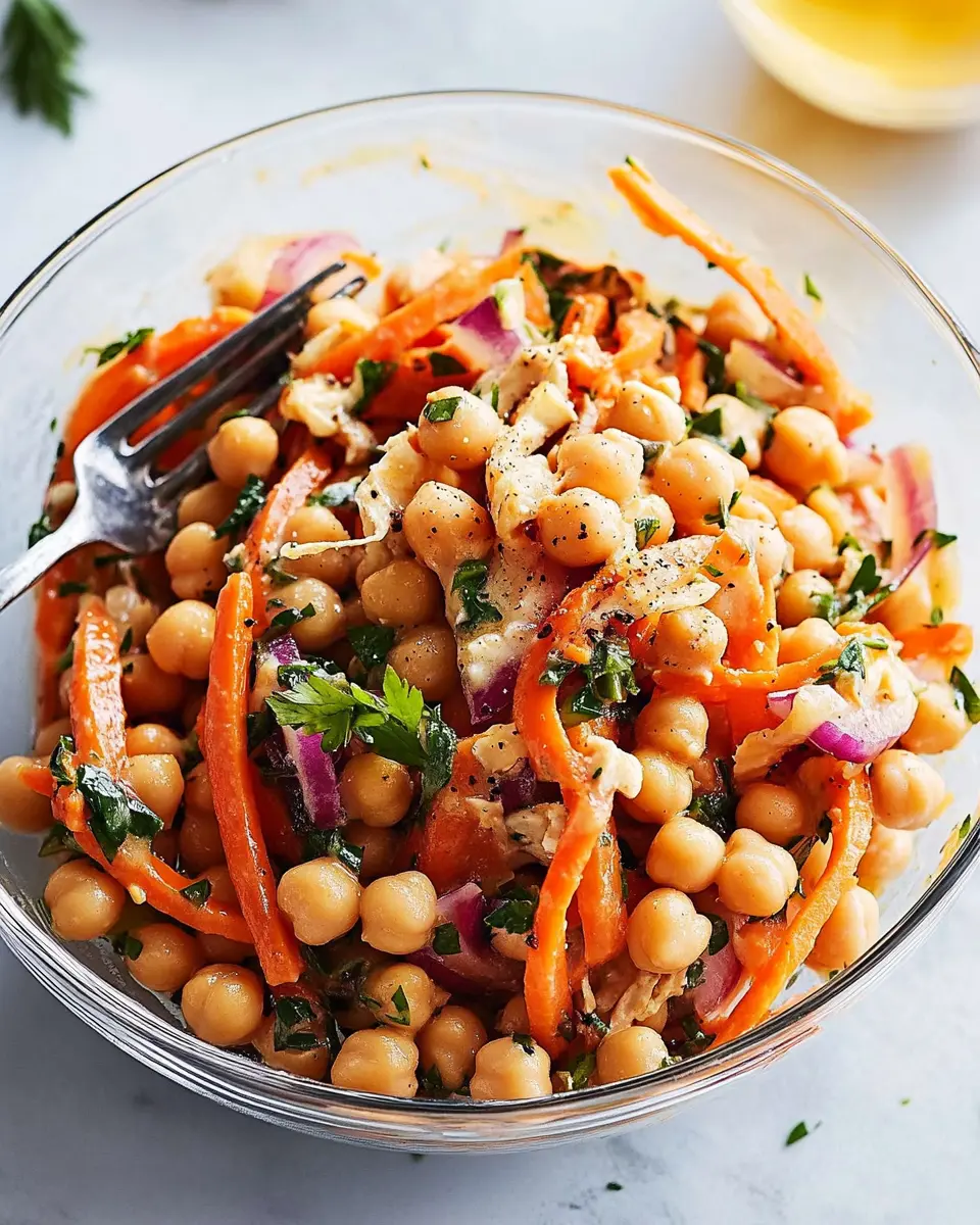 Kichererbsensalat mit Möhren: The Best Crunchy Delight