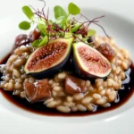 Rotwein Risotto mit Feigen First Image First Image