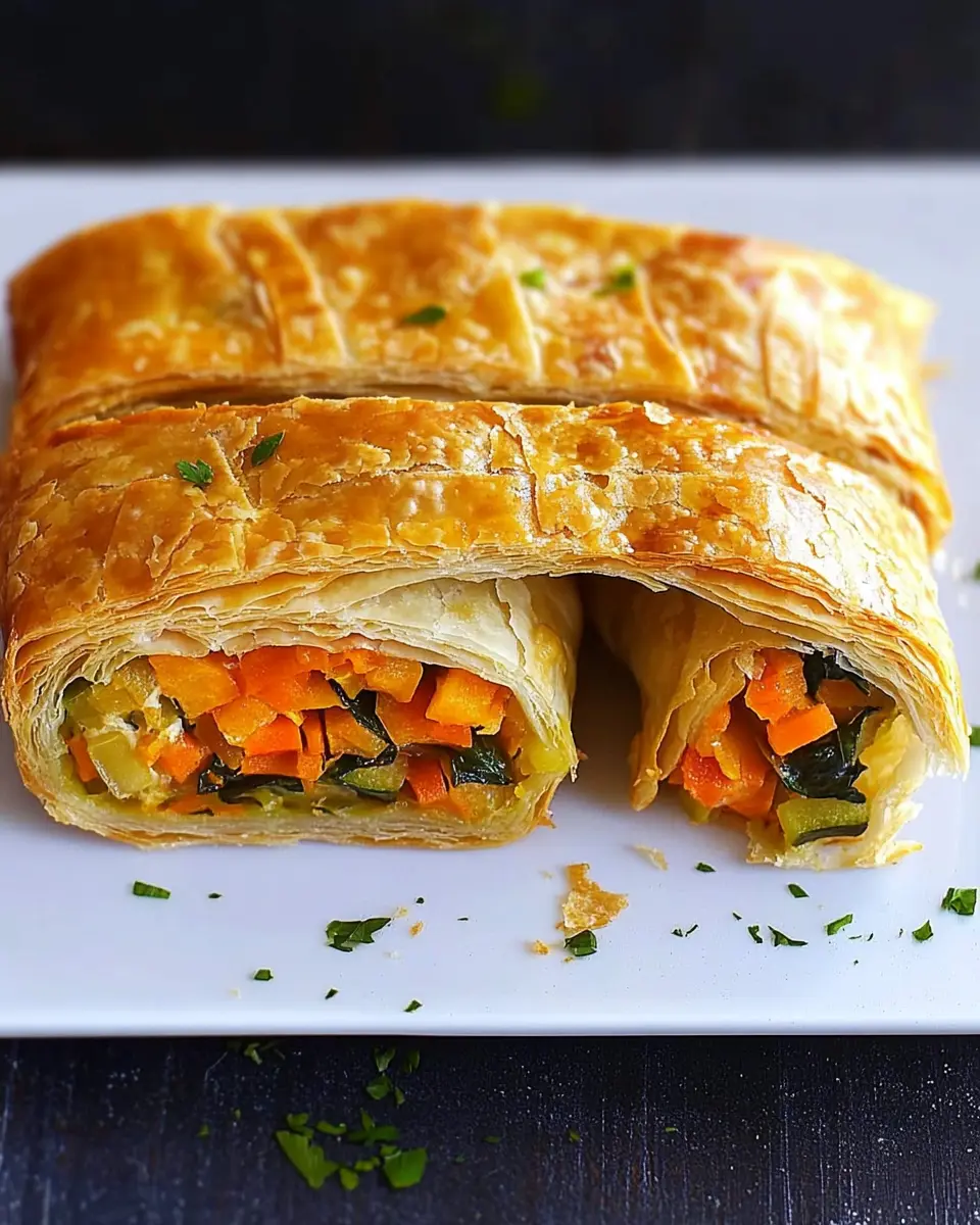 Gemüsestrudel mit Frischkäse: Irresistibly Flavorful Comfort!