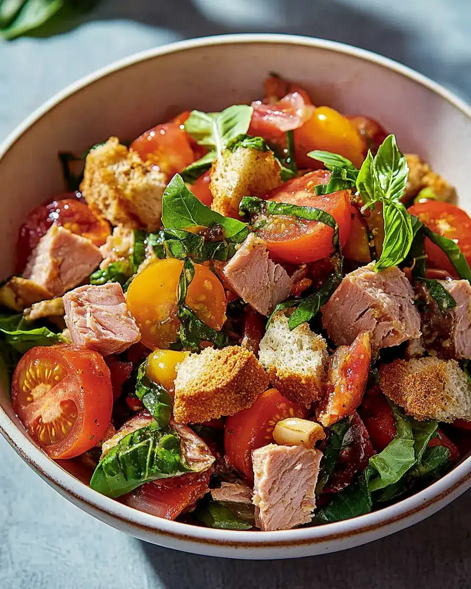 Tomaten-Brotsalat mit Thunfisch: The Best Summer Delight!