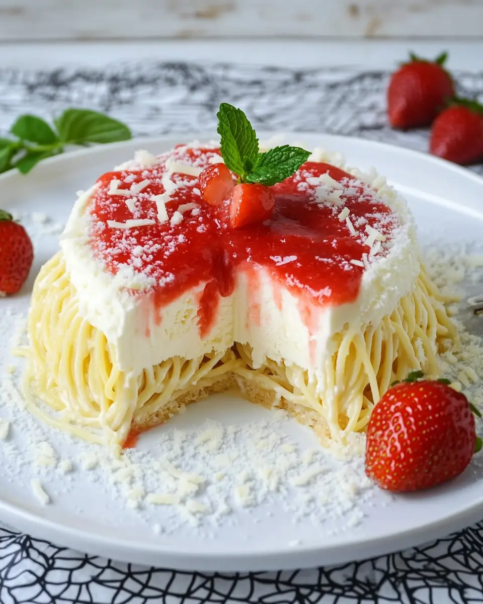 Spaghetti-Eis-Torte ohne Backen: A Fun, Indulgent Twist!