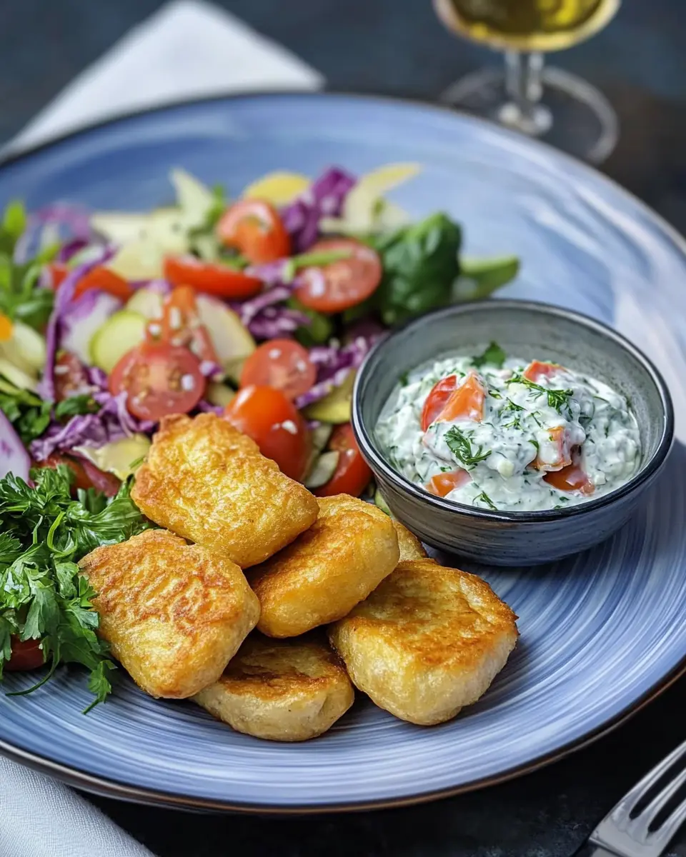 Mini-Röstitasche Zaziki auf Johanns Hirtensalat: Irresistibly Fresh!