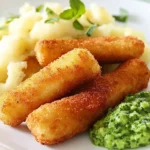 Fischstäbchen mit Pesto First Image First Image