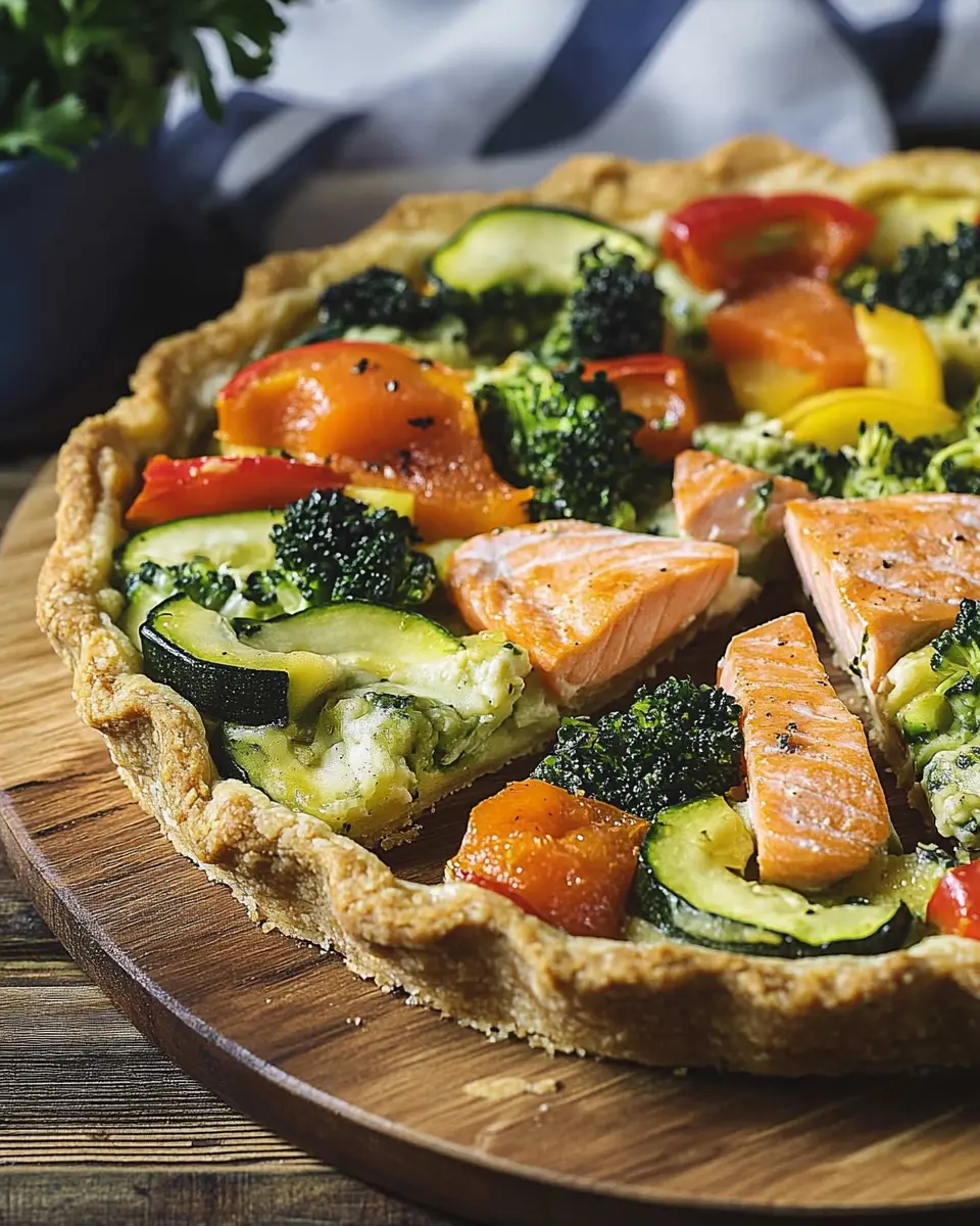 Tarte mit Bio-Lachs und Bio Gemüse-Trio: The Best Flavor Twist