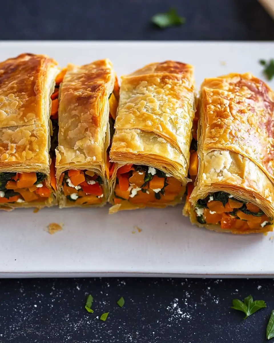 Gemüsestrudel mit Frischkäse: Irresistibly Flavorful Comfort!