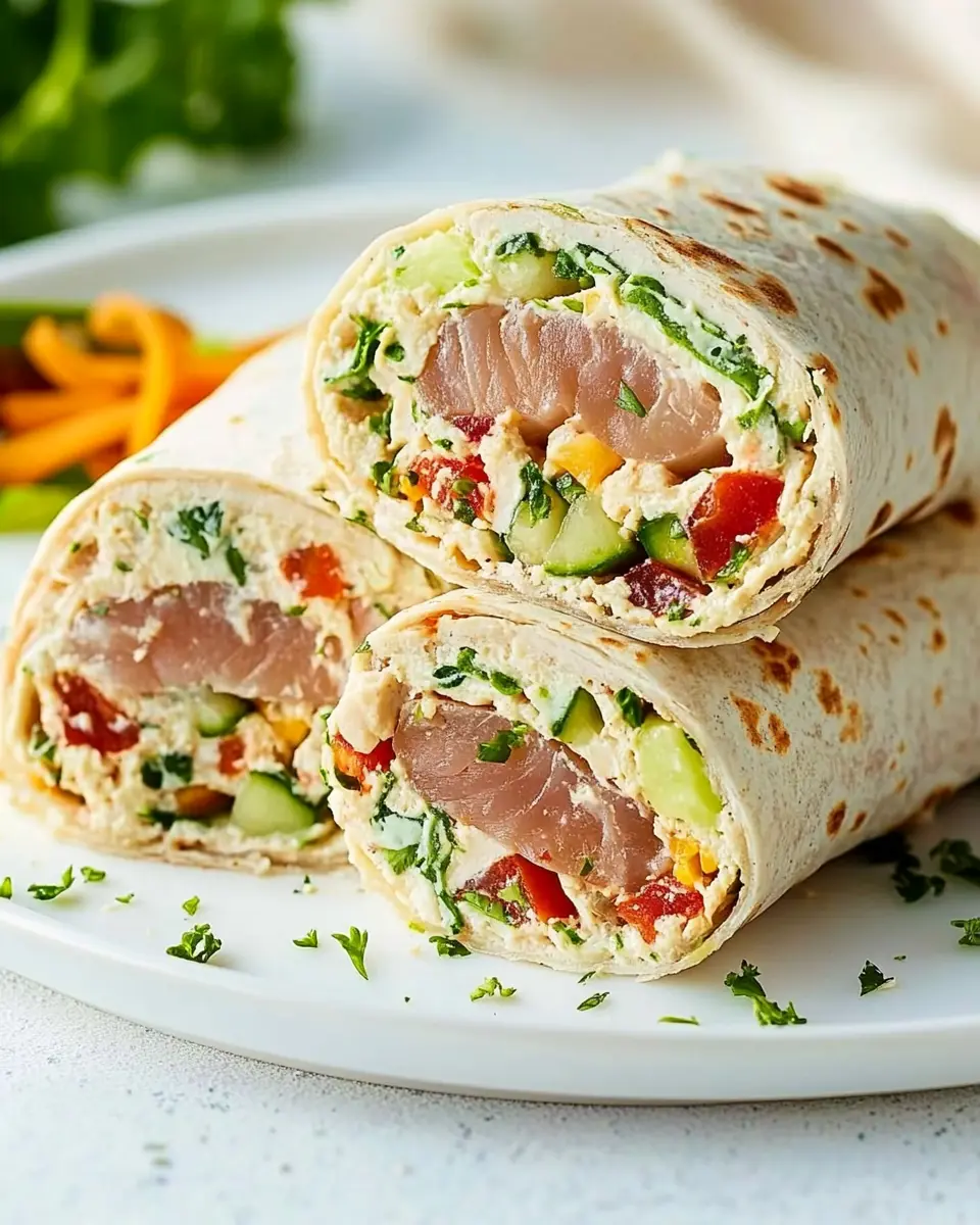 Saftige Thunfisch-Wraps: Cremig, Frisch und Blitzschnell!