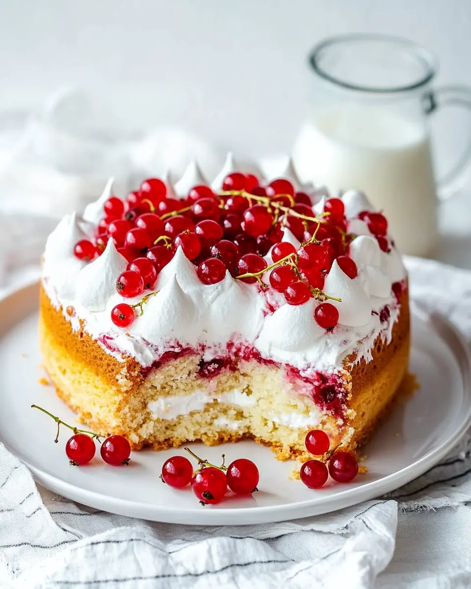 Johannisbeerkuchen mit Baiserhaube: The Best Buttermilk Bliss