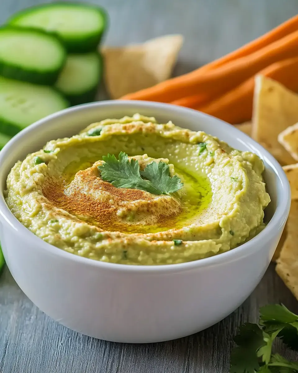 Avocado-Kichererbsen-Dip First Image First Image