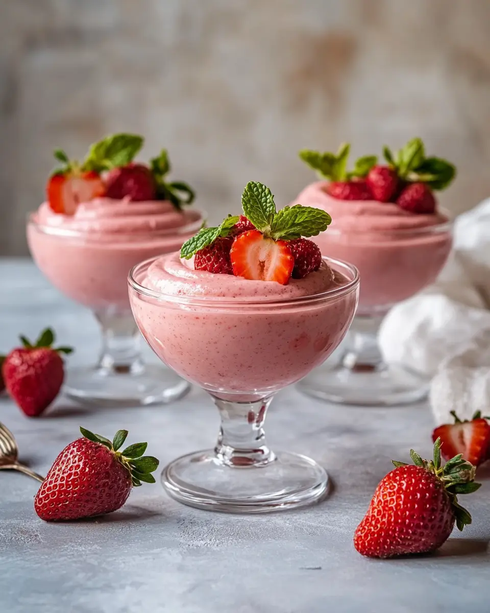 Vegane Erdbeer-Mousse mit Aquafaba: Irresistibly Light Delight
