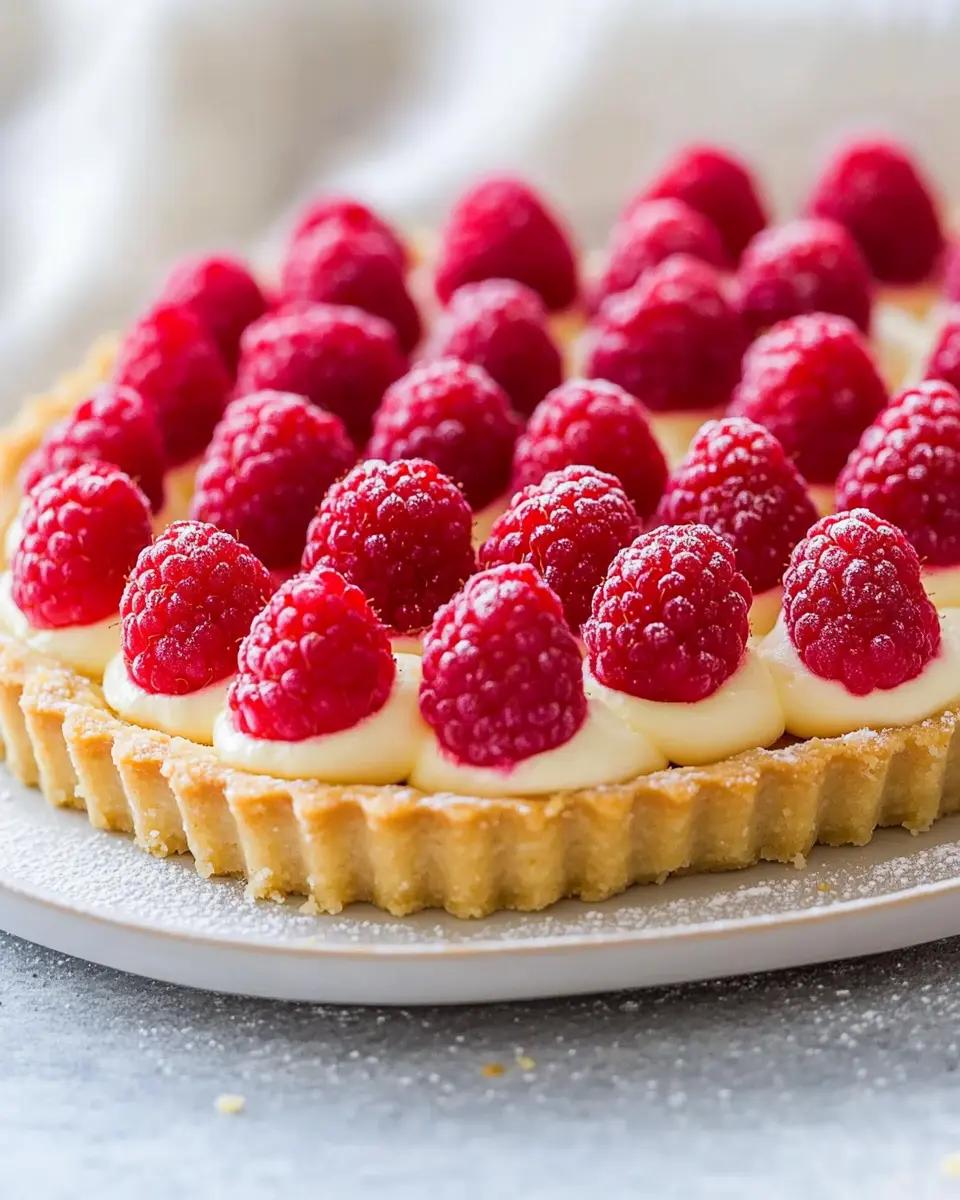 Himbeertarte mit Vanillecreme First Image First Image