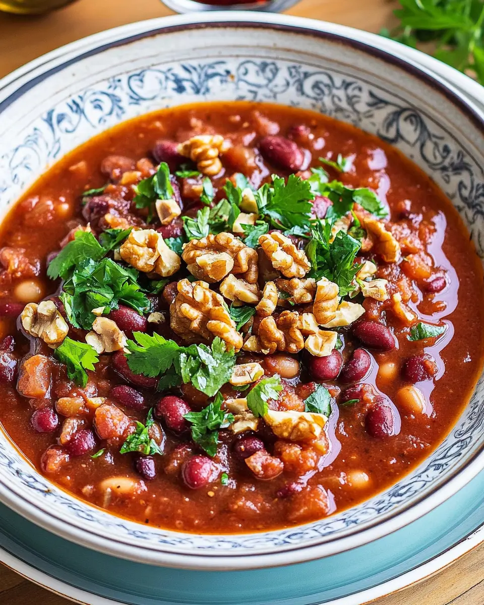 Lobio Rote-Bohnen-Eintopf: Comforting & Nutty Delight