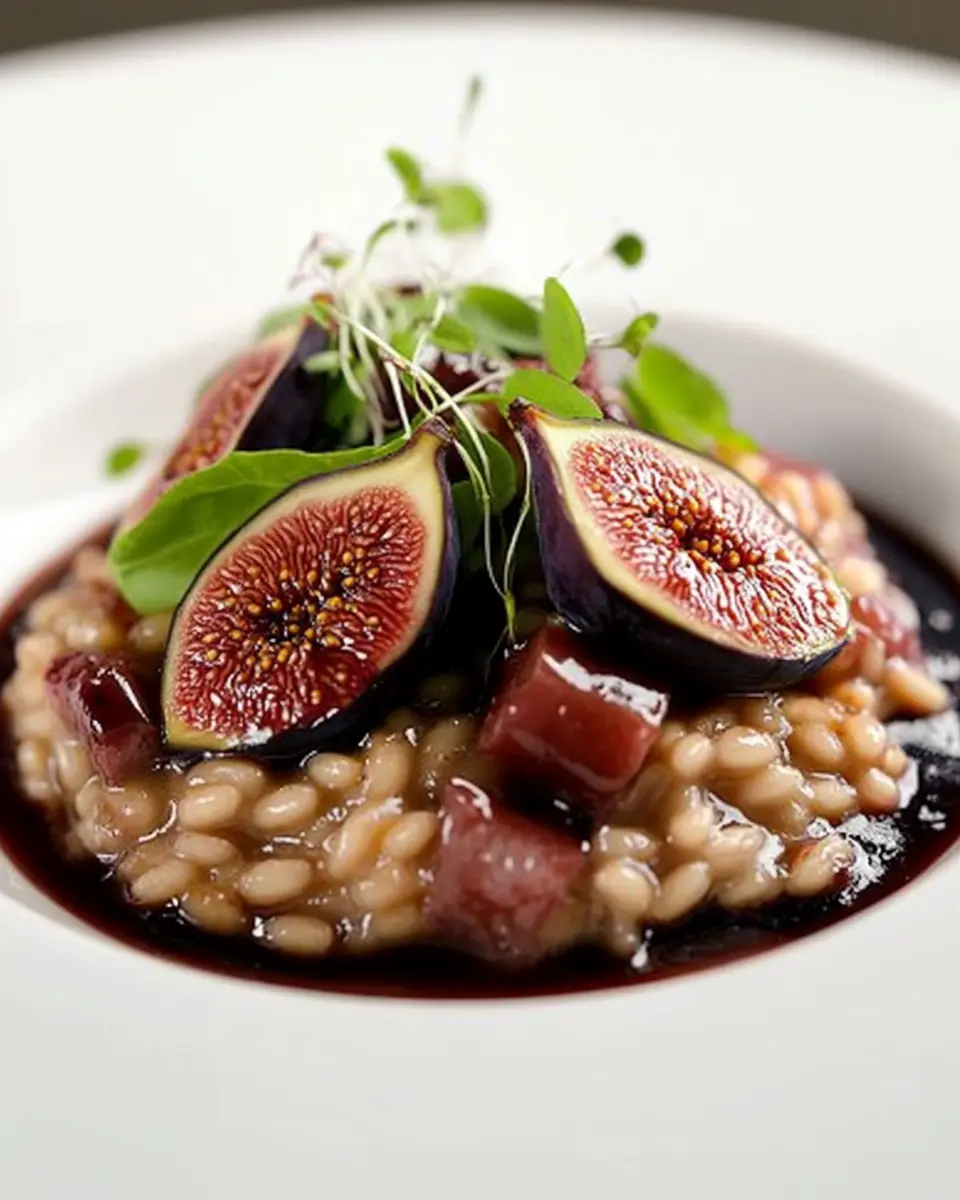 Rotwein Risotto mit Feigen: Indulgent Comfort in Every Bite
