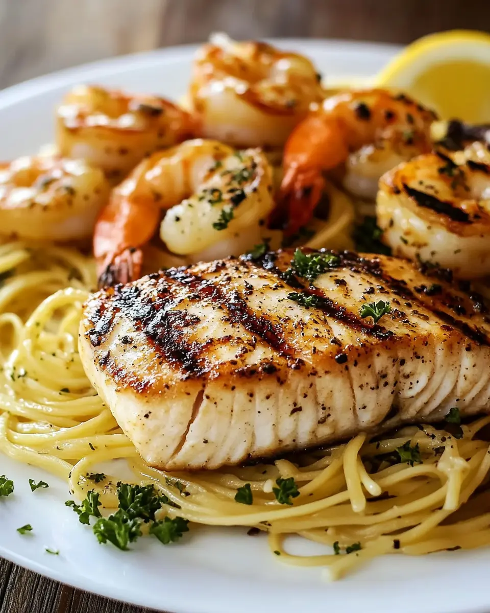 Gegrillter Schwertfisch mit Scampispießen: The Best Summer Feast