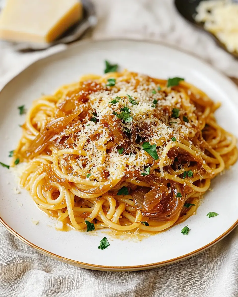 Karamellisierte Zwiebel-Pasta: The Best Comfort Dish Ever