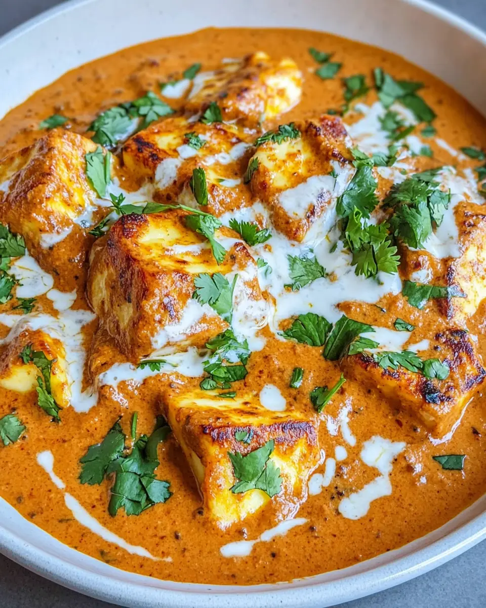 Cremiges Halloumi Makhani: Indulgent Butter Curry Magic