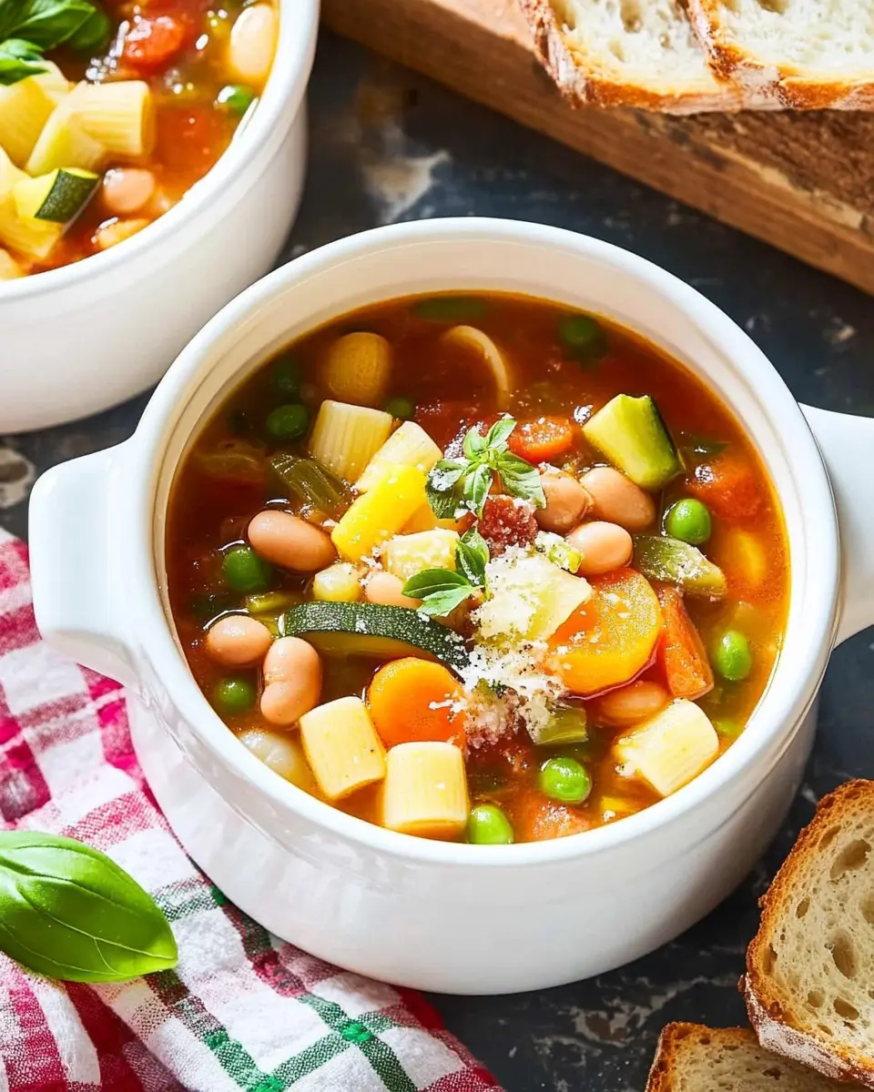 Minestrone italienische Gemüsesuppe: The Best Cozy Comfort Dish
