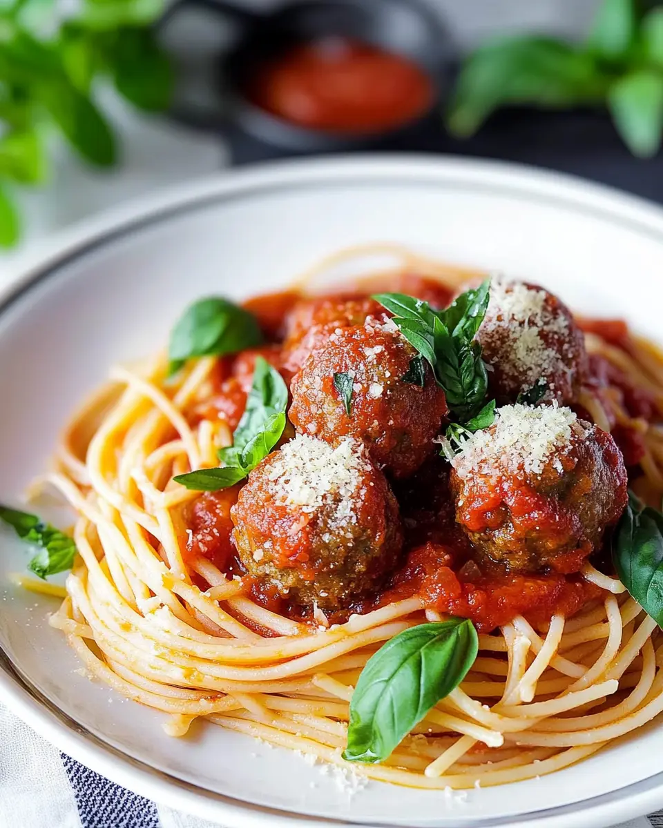 Spaghetti mit saftigen Hackbällchen in Tomatensoße: Your New Favorite Comfort Dish