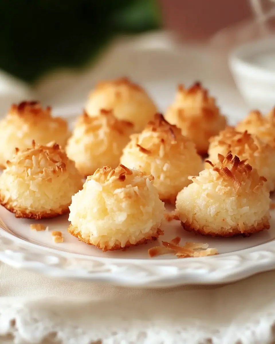 Himmlische Kokosmakronen: Irresistibly Chewy Coconut Bliss