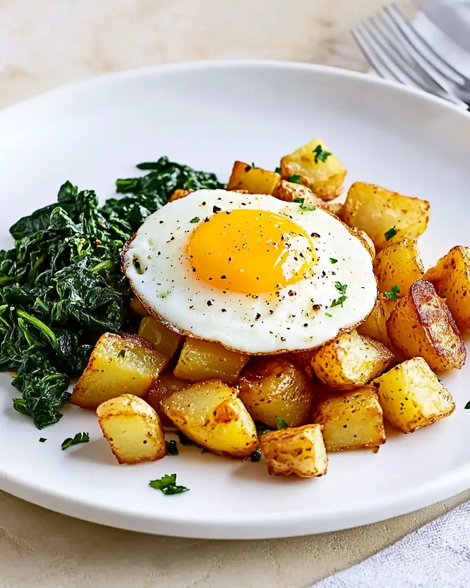 Würzige Bratkartoffeln mit Spinat: The Best Comfort Dish Ever!