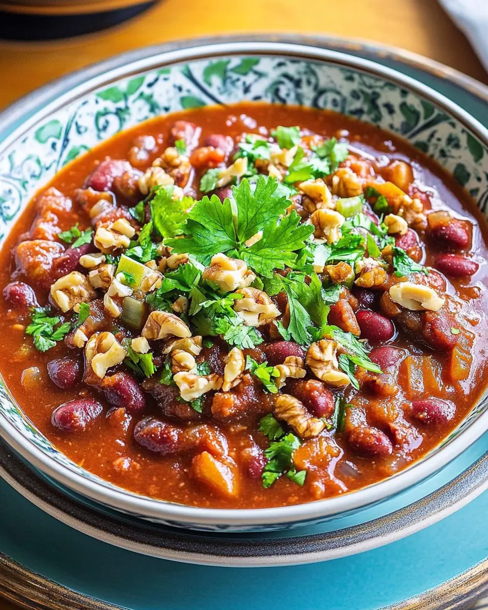 Lobio Rote-Bohnen-Eintopf: Comforting & Nutty Delight