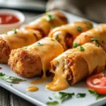Knusprige Cheeseburger-Rollen First Image First Image