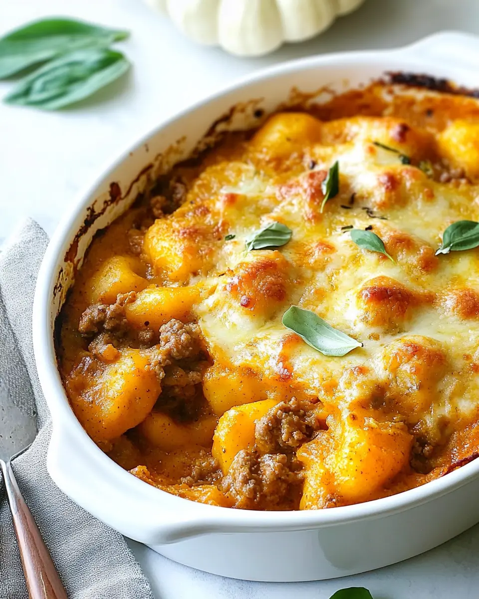 Kürbis-Gnocchi-Auflauf mit Hack: Indulgent Curry Cheese Delight