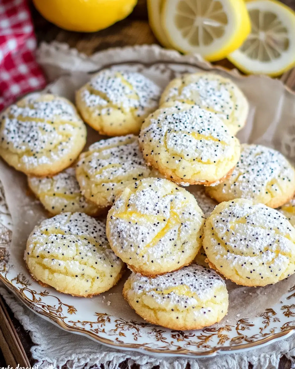 Zitronen Mohn Plätzchen: The Best Zesty Treat for Your Sweets