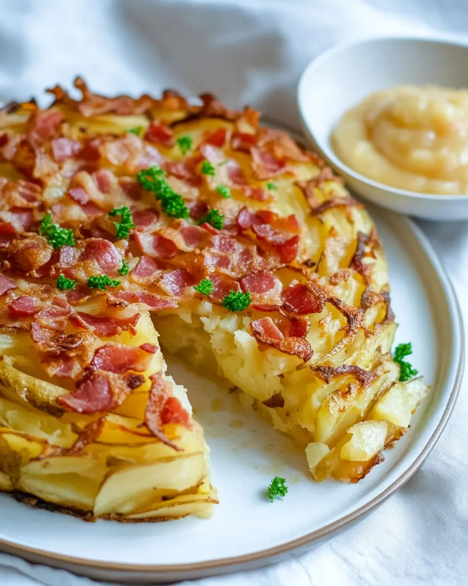 Döppekooche Recipe: Indulgent Potato Bake with Bacon Bliss