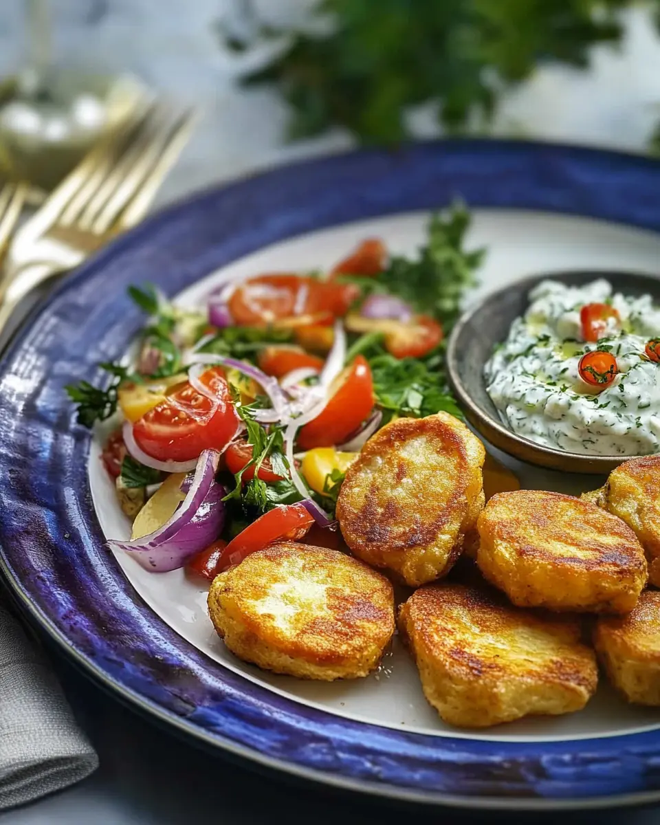 Mini-Röstitasche Zaziki auf Johanns Hirtensalat: Irresistibly Fresh!