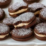 Leckere Schokokekse mit Haselnusscreme First Image First Image