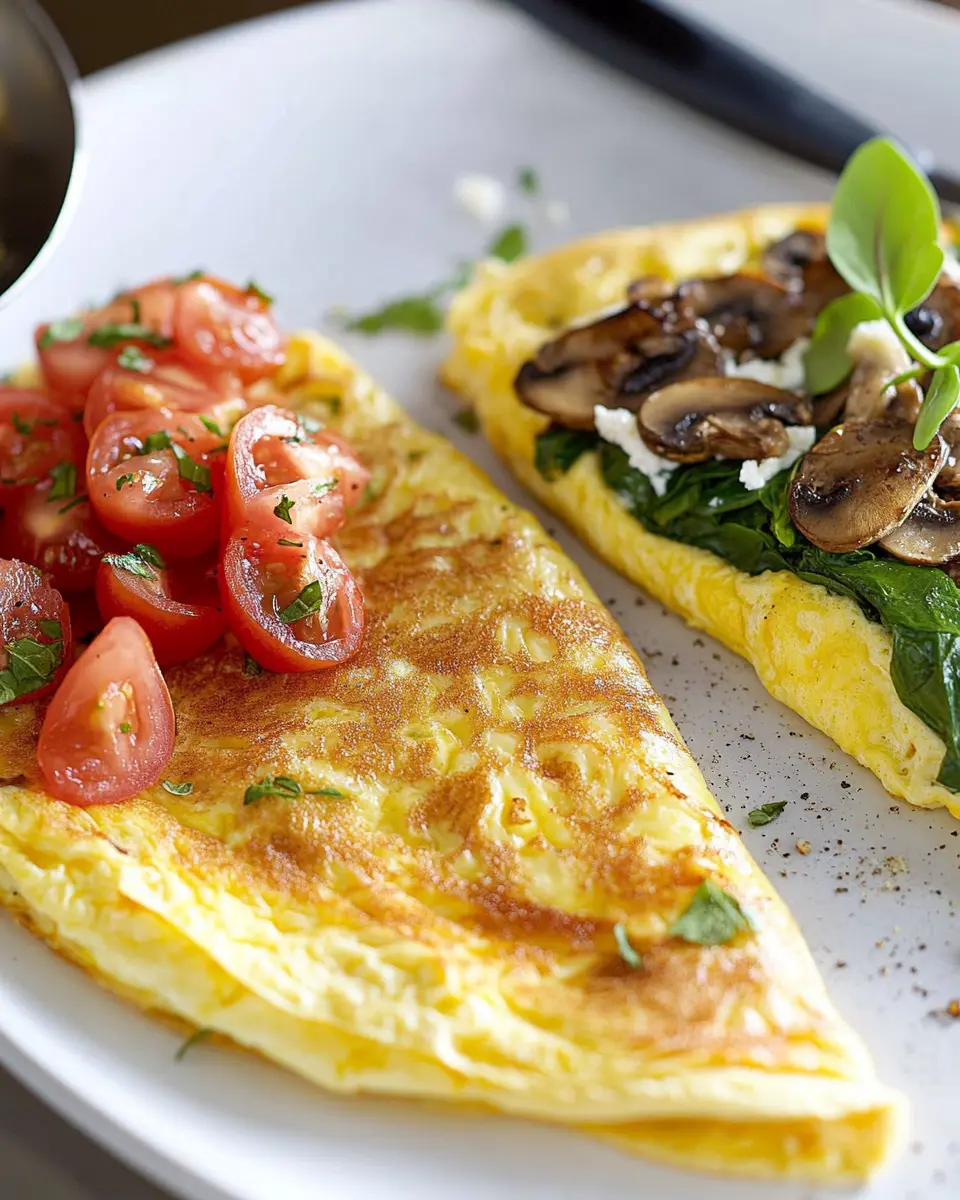 Omeletts mit drei Füllungen First Image First Image
