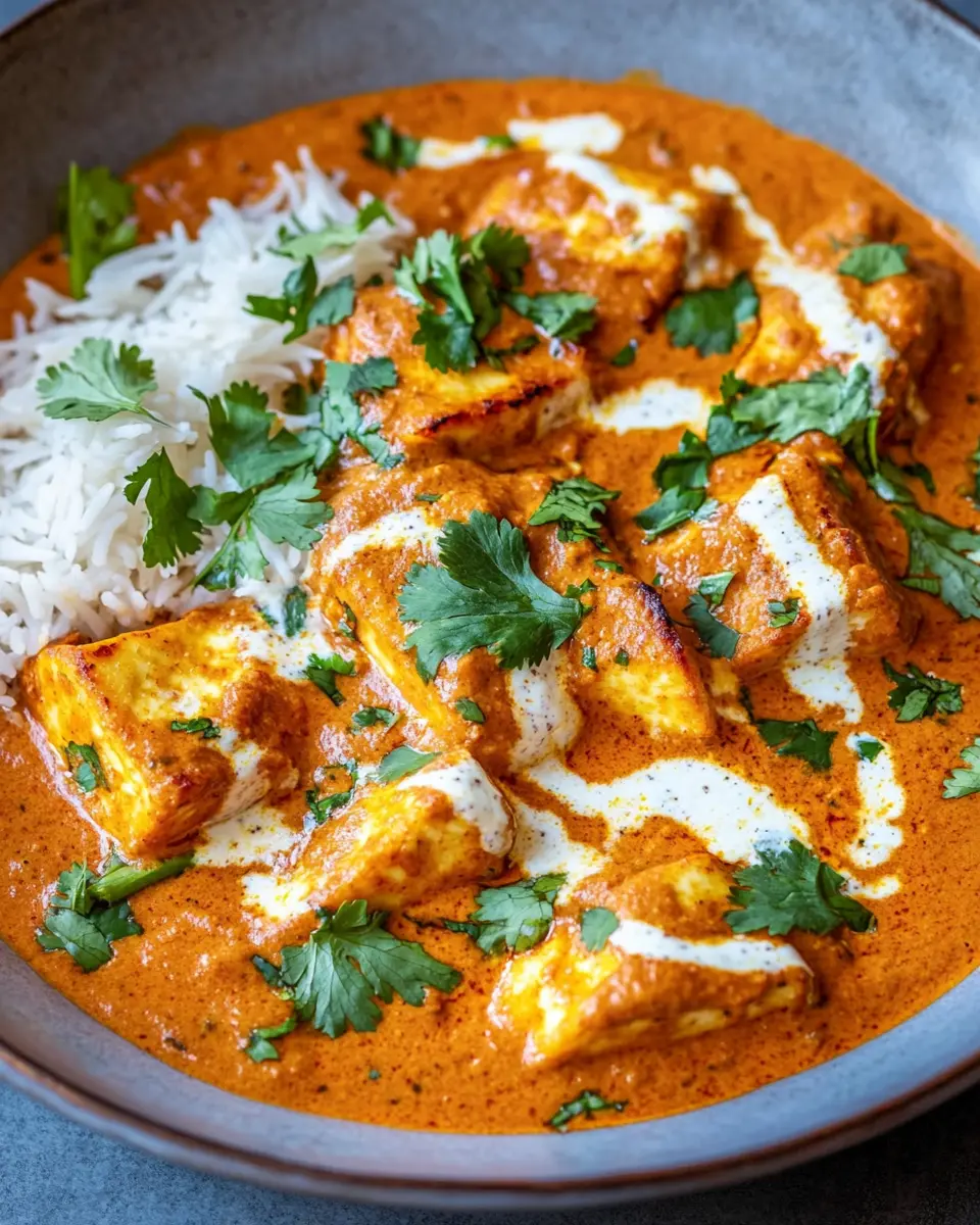 Cremiges Halloumi Makhani: Indulgent Butter Curry Magic