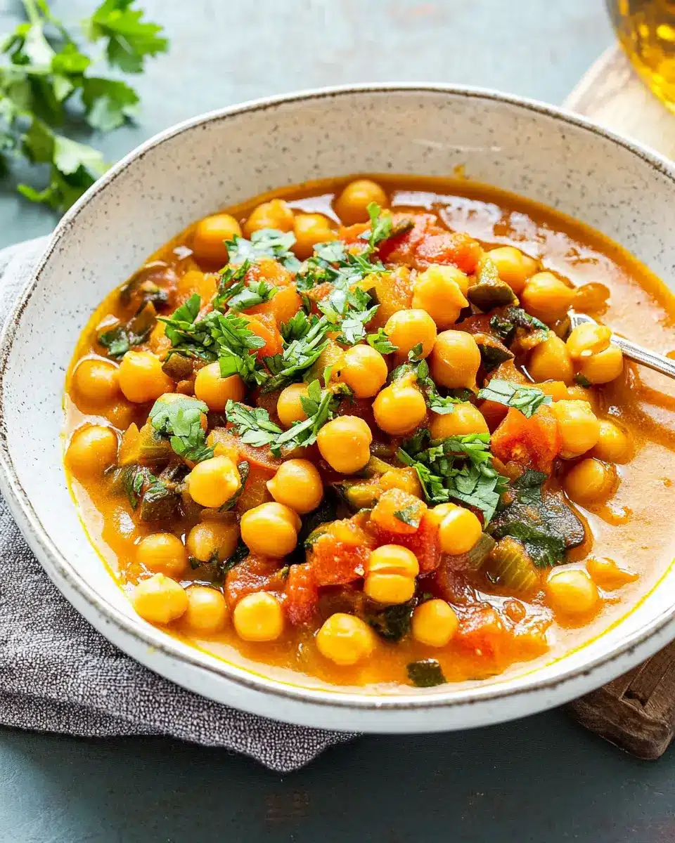 Rezept für würzigen Kichererbseneintopf: Herzhaft und Sättigend!
