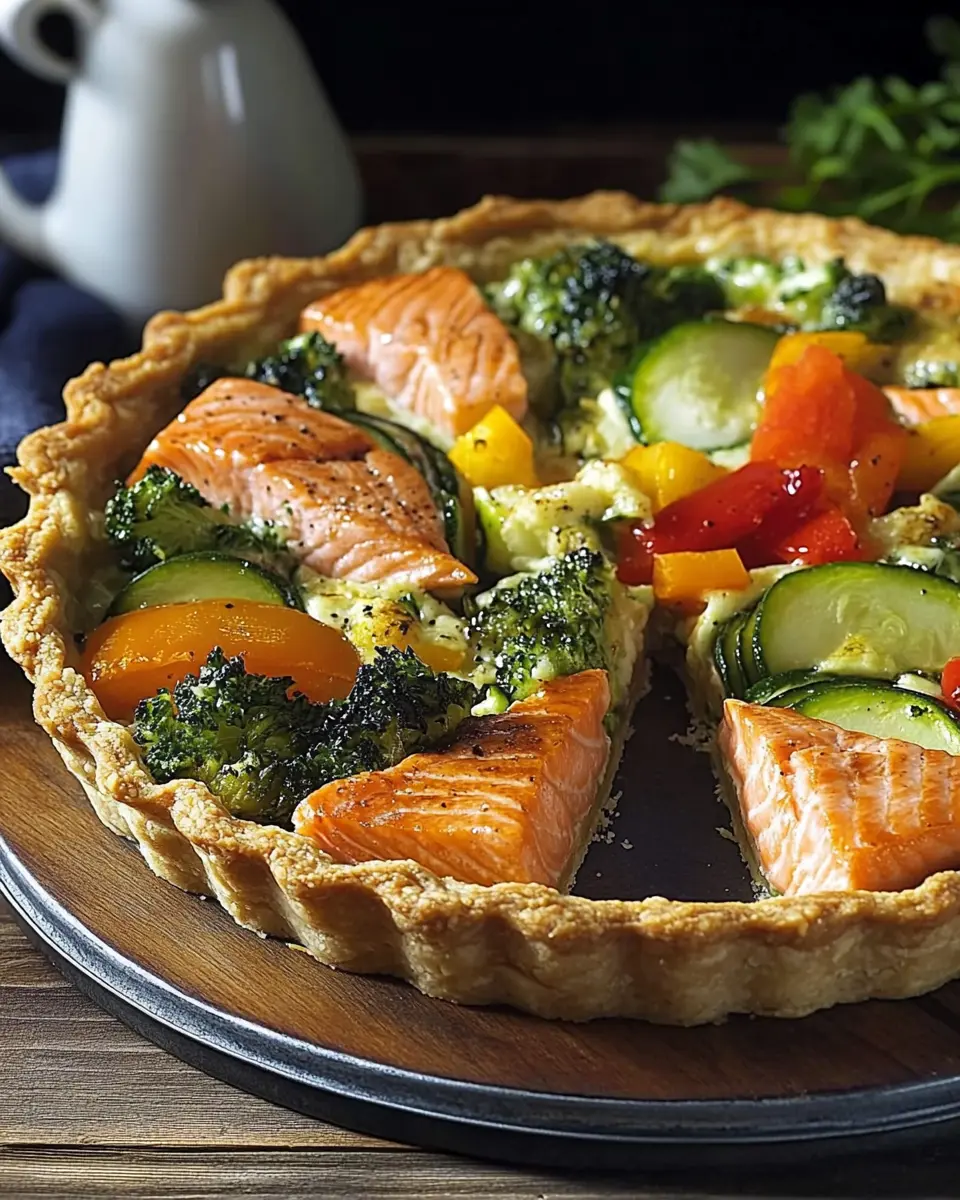 Tarte mit Bio-Lachs und Bio Gemüse-Trio: The Best Flavor Twist