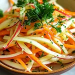 Frischer Kohlrabi-Karotten-Apfel-Salat First Image First Image
