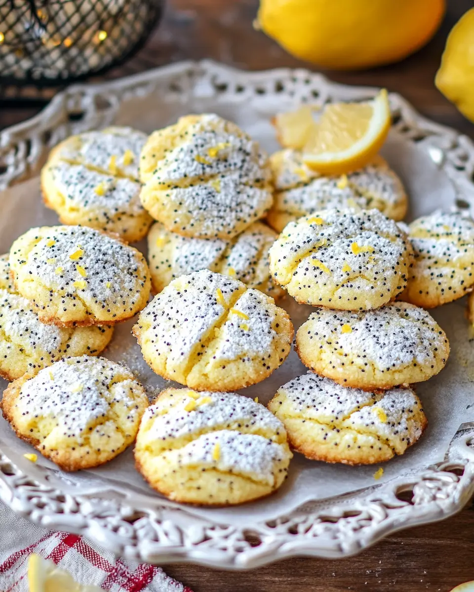 Zitronen Mohn Plätzchen: The Best Zesty Treat for Your Sweets