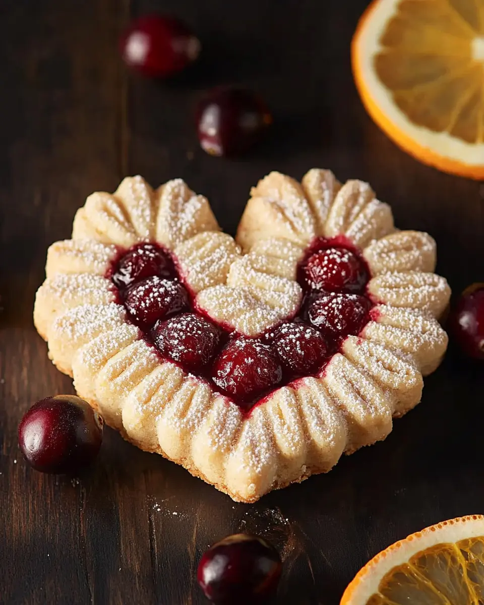 Mandelherzen mit Cranberry-Orangen-Füllung: Irresistibly Sweet Treats