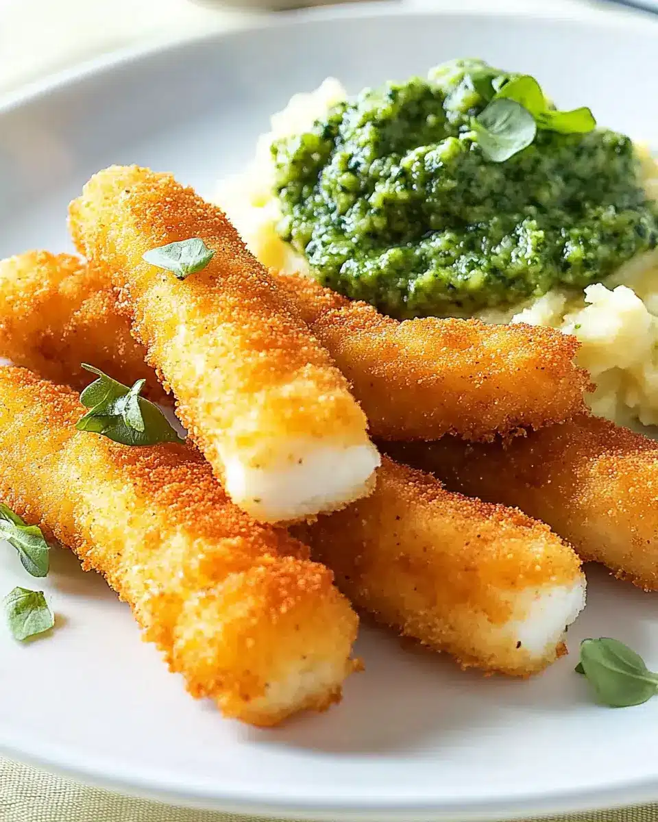 Fischstäbchen mit Pesto: The Best Homemade Twist Ever