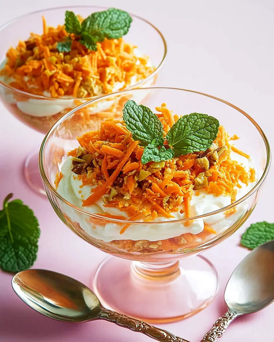 Vanille-Quark mit Möhren-Streuseln: Irresistibly Creamy Delight