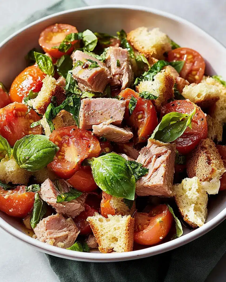Tomaten-Brotsalat mit Thunfisch: The Best Summer Delight!