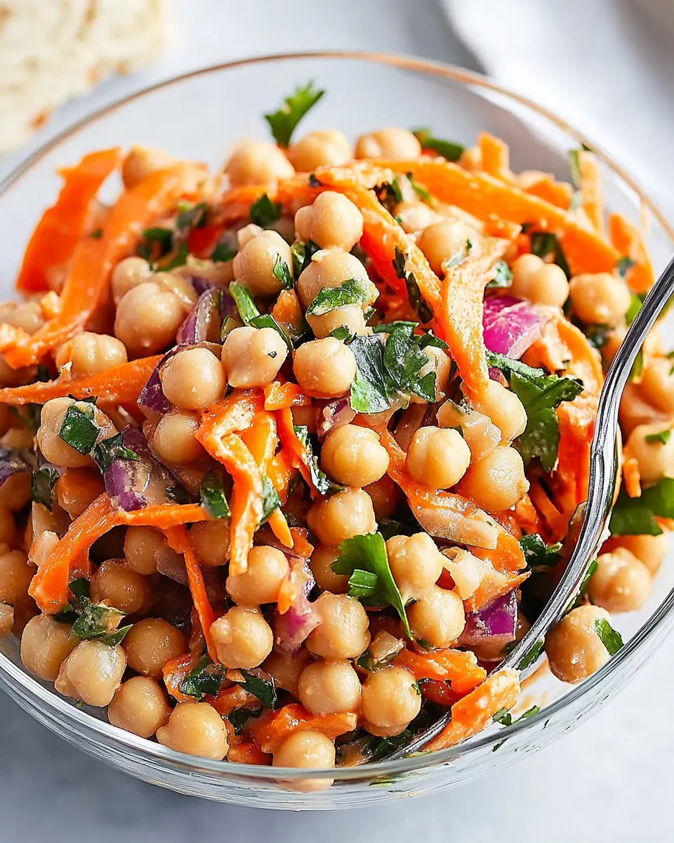 Kichererbsensalat mit Möhren: The Best Crunchy Delight