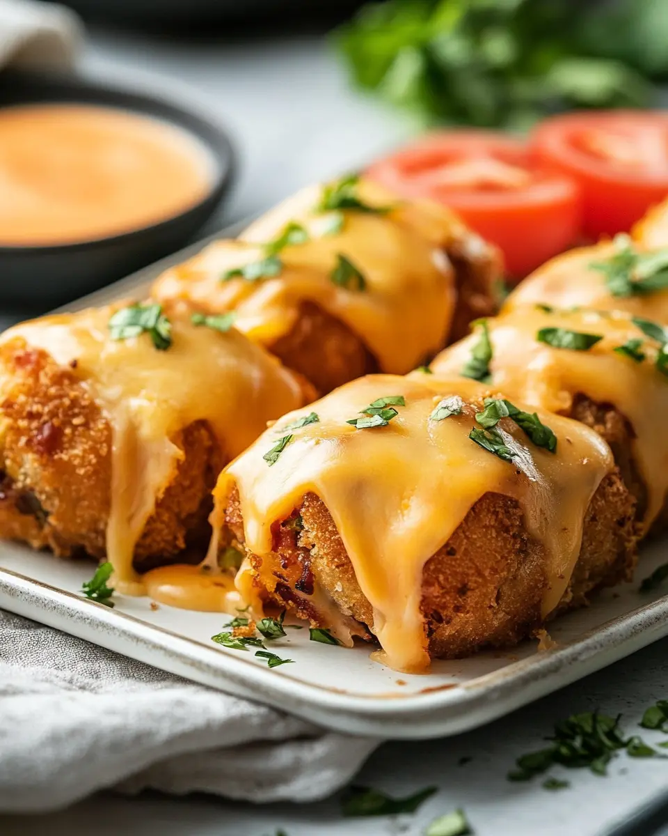Knusprige Cheeseburger-Rollen: Juicy Bites You’ll Love