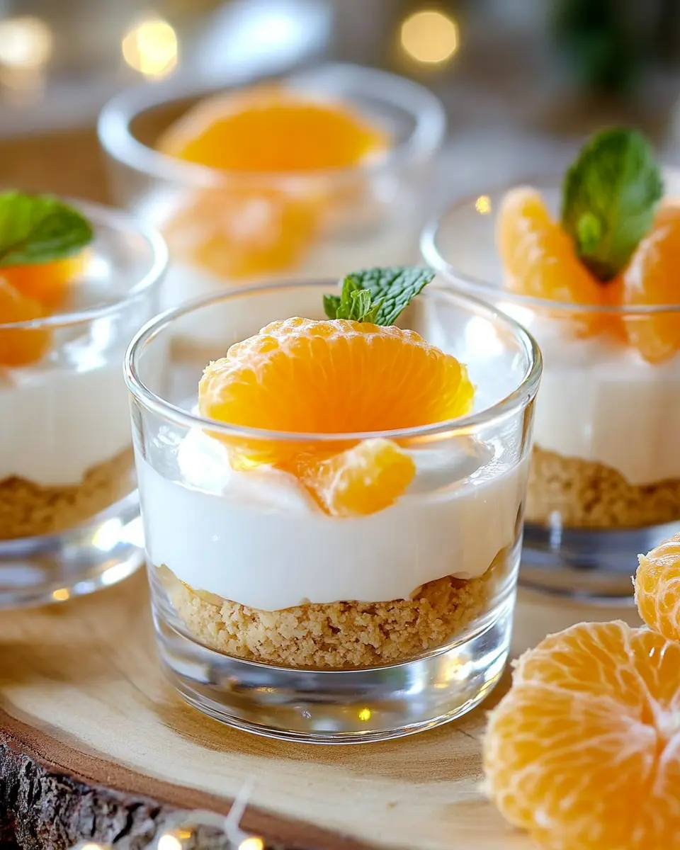 Käse-Sahne-Dessert mit Mandarinchen: Indulgent No-Bake Bliss
