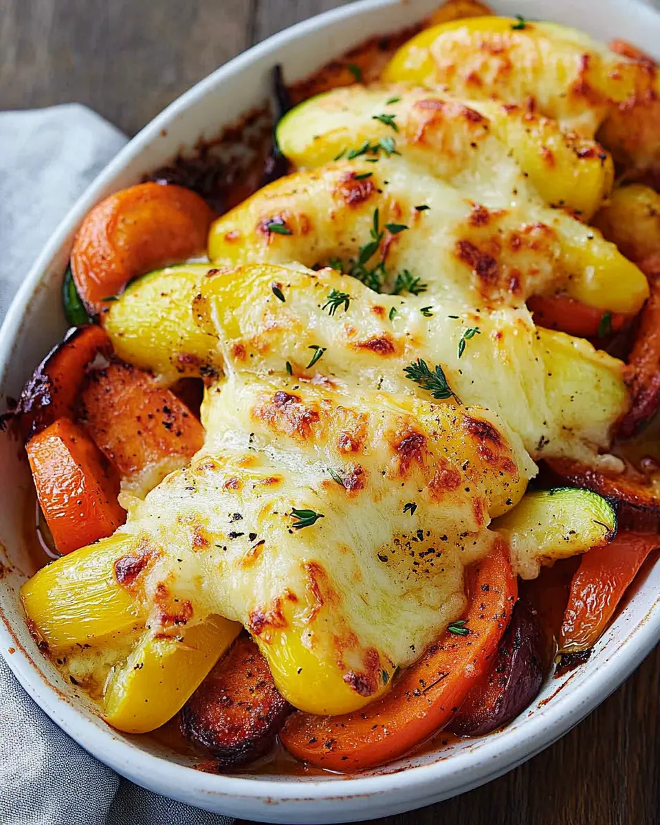 Überbackenes Winter-Gemüse: Comforting & Cheesy Delight!