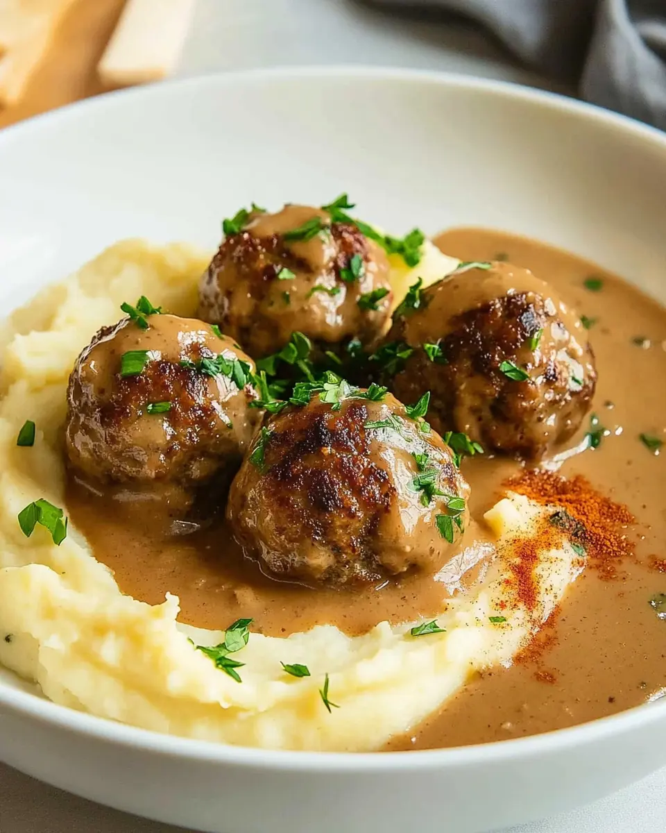 Hackbällchen in cremiger Sauce: The Best Cozy Comfort Meal