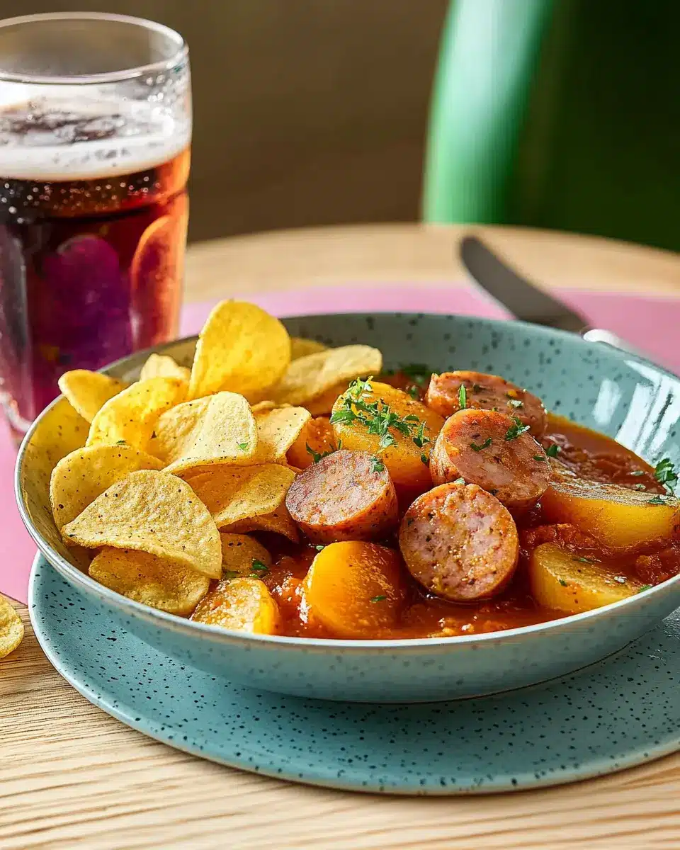 Currywurst-Eintopf mit Cola: A Bold Twist on Comfort Food