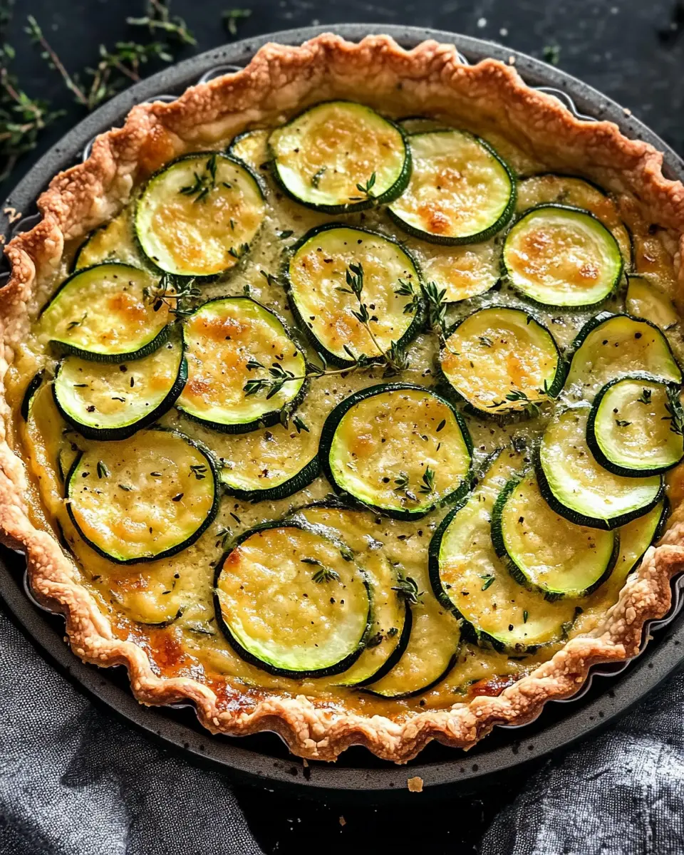 Zucchini Pecorino Tarte First Image First Image