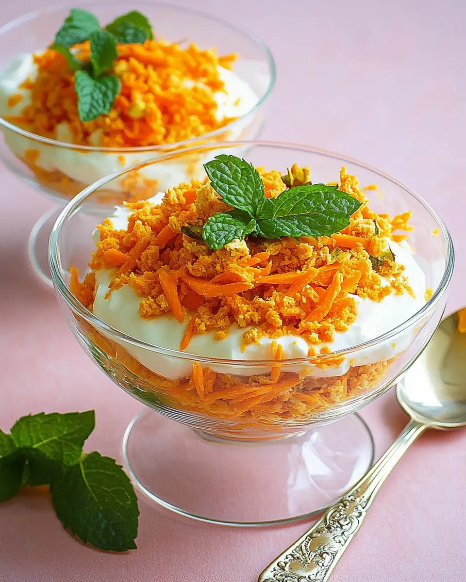 Vanille-Quark mit Möhren-Streuseln: Irresistibly Creamy Delight