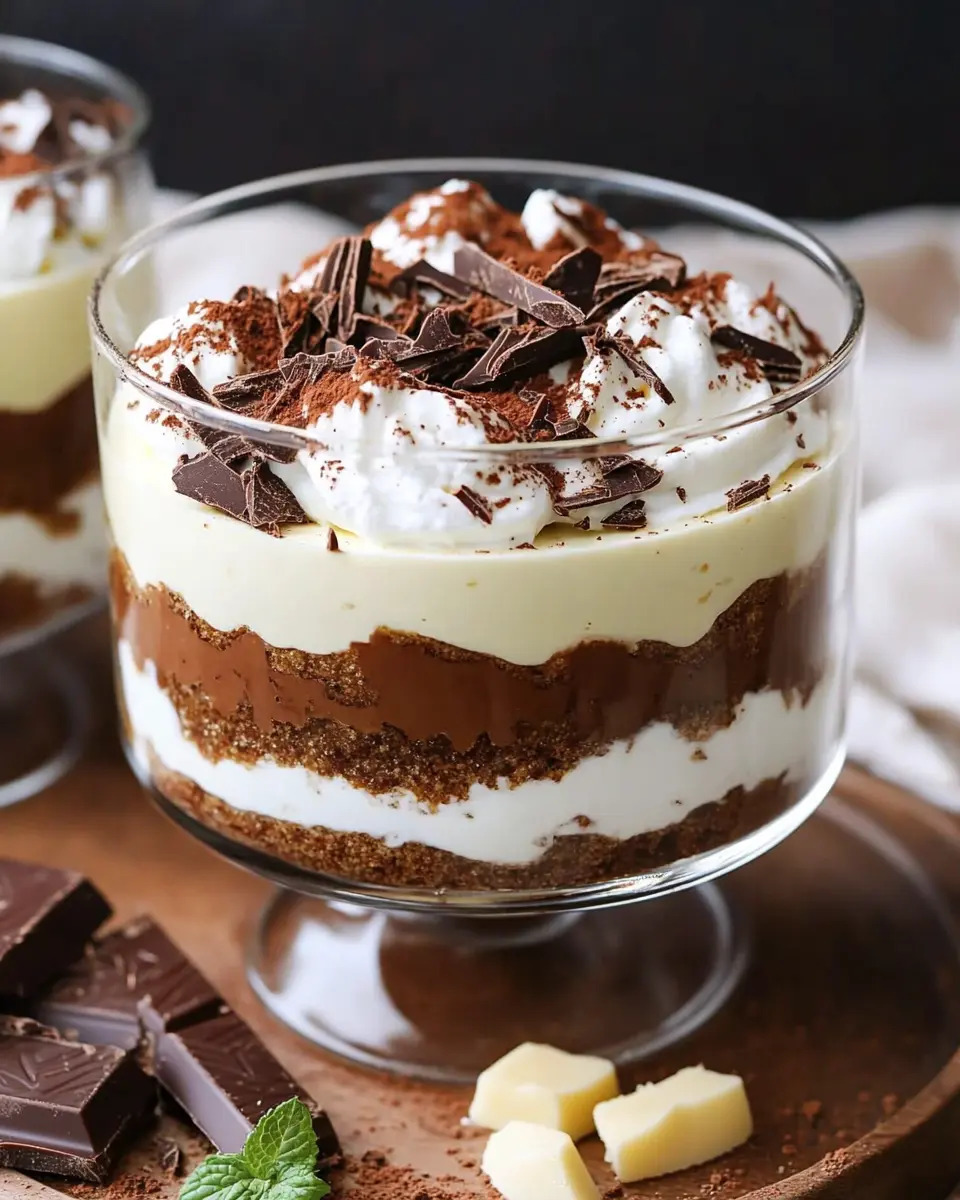 Veganes Eierlikör-Trifle mit Schokolade: Irresistibly Creamy Delight