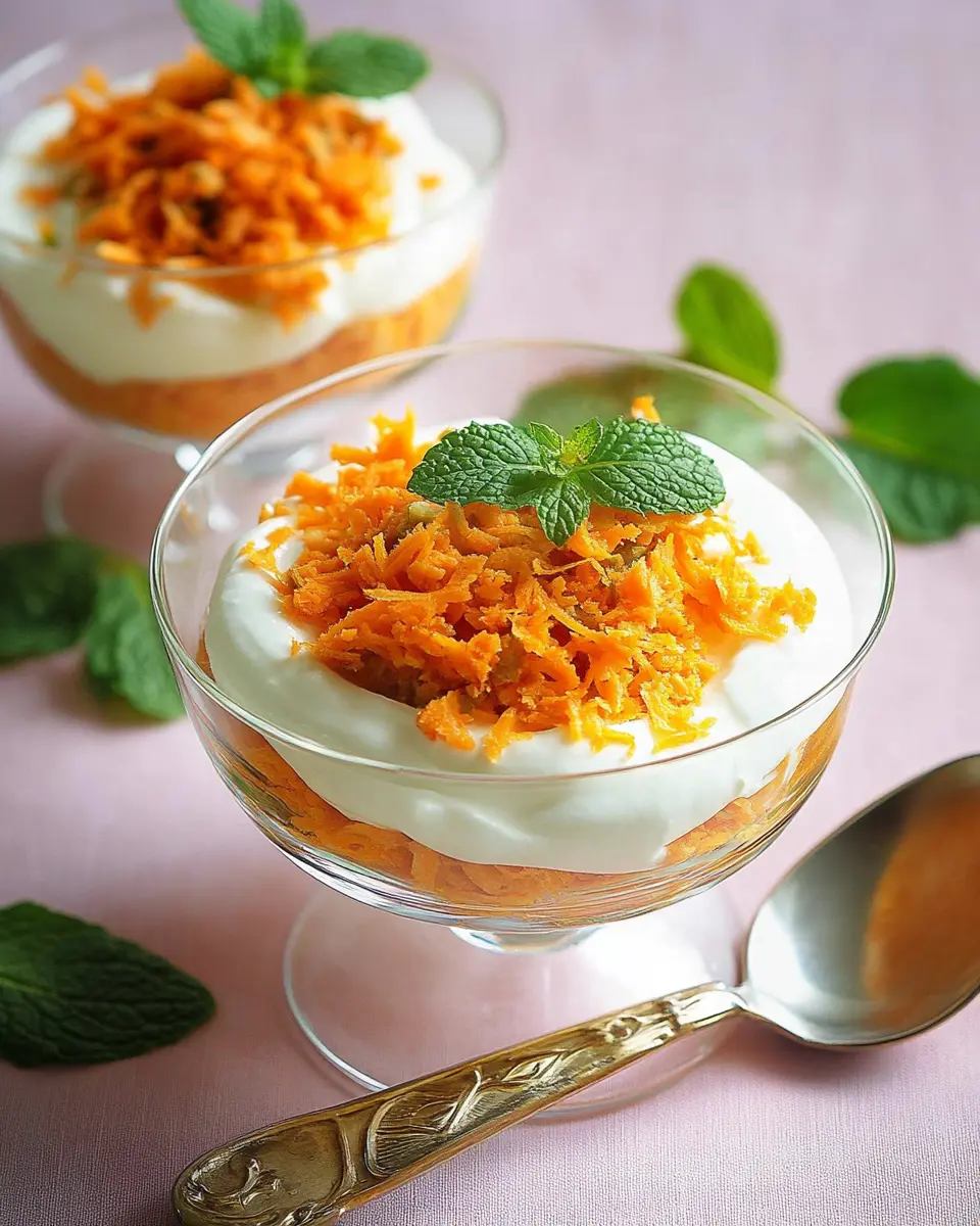 Vanille-Quark mit Möhren-Streuseln: Irresistibly Creamy Delight